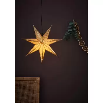 Decoratiune luminoasa de Craciun Markslojd Glitter, lungime 45 cm, auriu imagine