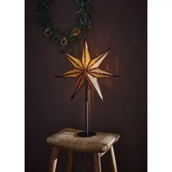 Decoratiune luminoasa de Craciun Markslojd Glitter, maro imagine