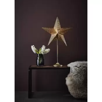 Decoratiune luminoasa de Craciun Markslojd Rustic, auriu imagine