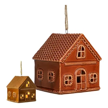 Decoratiune luminoasa de Craciun maro cu baterii Vinterby - Dakls imagine