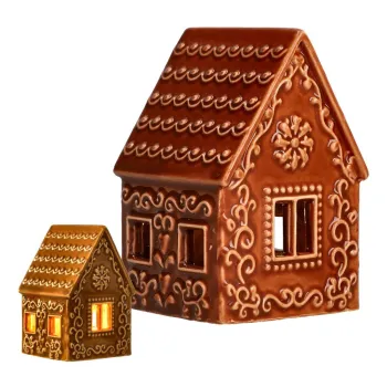 Decoratiune luminoasa de Craciun maro cu baterii Vinterby - Dakls imagine