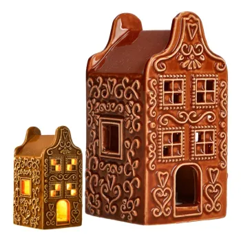 Decoratiune luminoasa de Craciun maro cu baterii Vinterby - Dakls imagine
