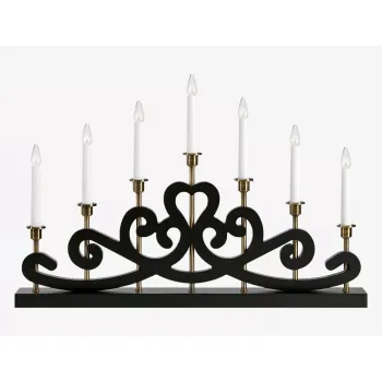 Decoratiune luminoasa de Craciun neagra Nightfall - Markslojd imagine