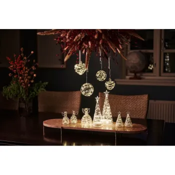 Decoratiune luminoasa de Craciun suspendata o 10 cm Sweet Christmas - Sirius imagine