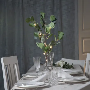 Decoratiune luminoasa de exterior Star Trading Eucalyptus, lungime 90 cm imagine