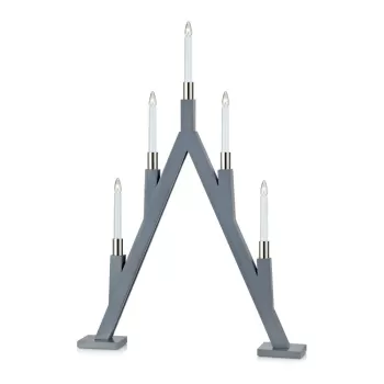 Decoratiune luminoasa gri cu model de Craciun Bjurfors - Markslojd imagine