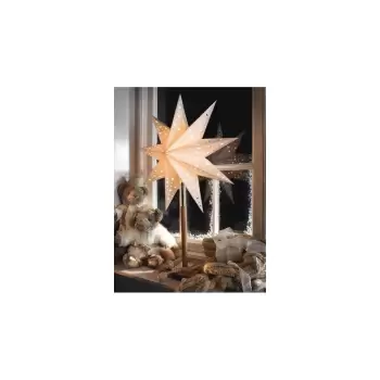 Decoratiune luminoasa Markslojd Solvalla, inaltime 65 cm, auriu-alb imagine