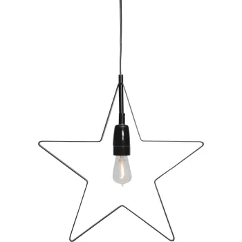 Decoratiune luminoasa neagra de Craciun Orbit - Star Trading imagine
