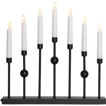 Decoratiune luminoasa neagra Gustavo - Star Trading imagine