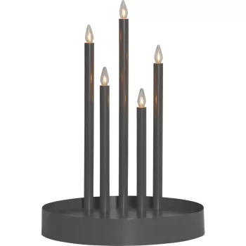 Decoratiune luminoasa neagra o 32 cm Deco - Star Trading imagine