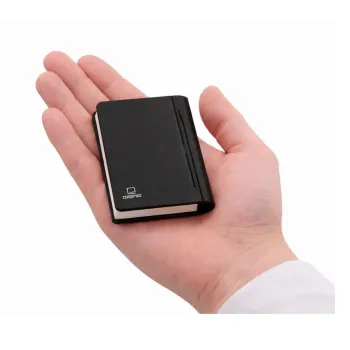 Decoratiune luminoasa neagra portabila cu USB BookLight - Gingko imagine