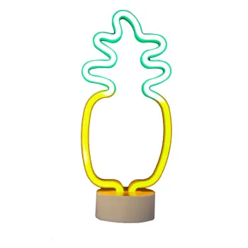 Decoratiune luminoasa neon alba Pineapple - Hilight imagine