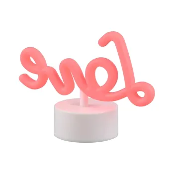 Decoratiune luminoasa neon roz 1 W Amor - Trio imagine