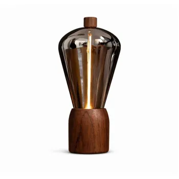 Decoratiune luminoasa portabila cu USB o 7 cm Opal - Gingko imagine