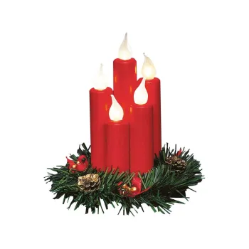 Decoratiune luminoasa rosie cu model de Craciun Hanna - Markslojd imagine