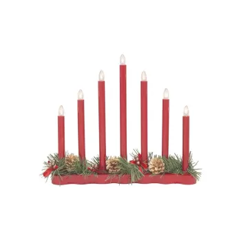 Decoratiune luminoasa rosie cu model de Craciun Hol - Markslojd imagine