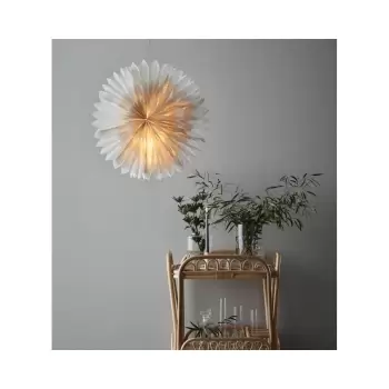 Decoratiune luminoasa suspendata de Craciun Markslojd Solina, inaltime 60 cm, gri imagine
