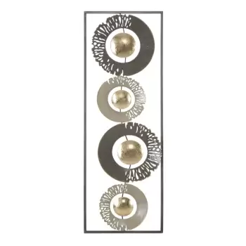 Decoratiune metalica pentru perete Mauro Ferretti Ring, 31 x 89,5 cm imagine