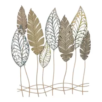 Decoratiune pentru perete Mauro Ferreti Cactus, inaltime 87 cm, motive frunze imagine
