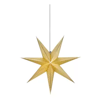Decoratiune suspendata de Craciun Markslojd Glitter, lungime 75 cm, auriu imagine