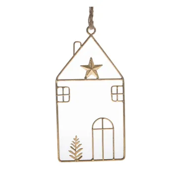 Decoratiune suspendata pentru Craciun din metal 24 cm - Dakls imagine