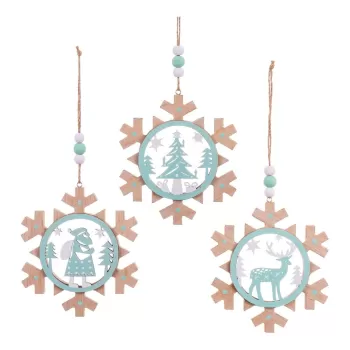 Decoratiuni de Craciun suspendate 3 buc Snowflake - Casa Seleccion imagine