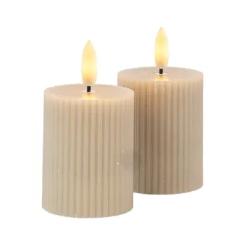 Decoratiuni luminoase gri 2 buc. Smilla - Sirius imagine