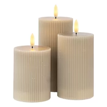 Decoratiuni luminoase gri 3 buc. Smilla - Sirius imagine