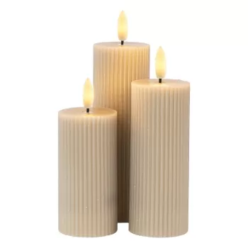 Decoratiuni luminoase gri 3 buc. Smilla - Sirius imagine