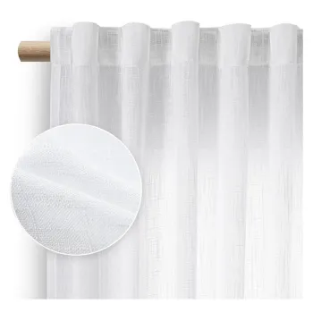 Draperie alba 140x270 cm Valeta - Restilo imagine