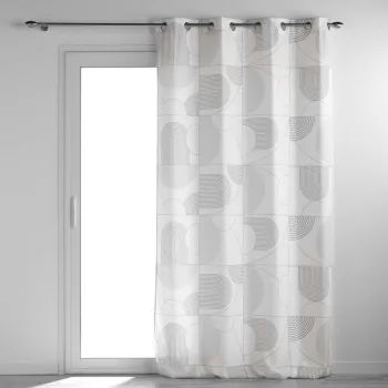 Draperie alba 140x280 cm Esquisse - douceur d'interieur imagine