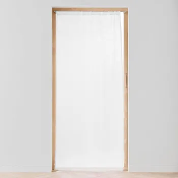 Draperie alba 90x200 cm cu prindere la usa Haltona - douceur d'interieur imagine