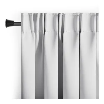 Draperie alba blackout/termoizolanta 140x245 cm Pleat - Restilo imagine