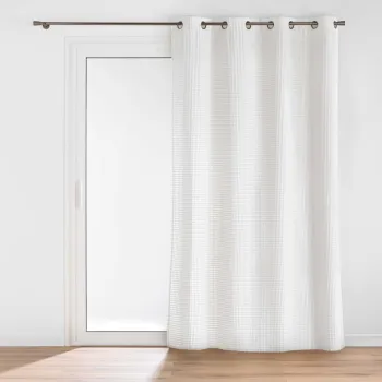 Draperie alba din catifea 140x260 cm Swing - douceur d'interieur imagine