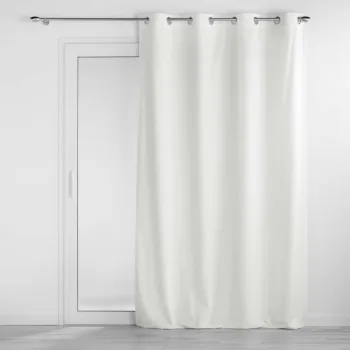 Draperie alba din catifea 140x260 cm Velouriane - douceur d'interieur imagine