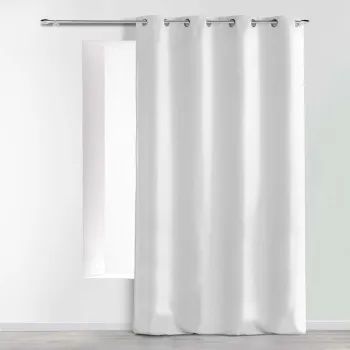 Draperie alba din microfibra 140x280 cm Absolu - douceur d'interieur imagine