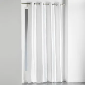 Draperie alba din satin 140x240 cm Shana - douceur d'interieur imagine