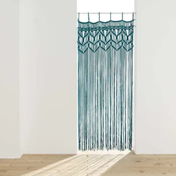 Draperie albastra 90x200 cm cu prindere la usa Macarena - douceur d'interieur imagine