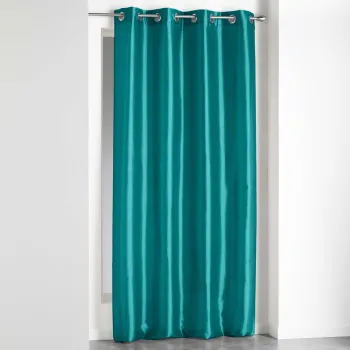 Draperie albastra din microsatin 140x240 cm Shana - douceur d'interieur imagine