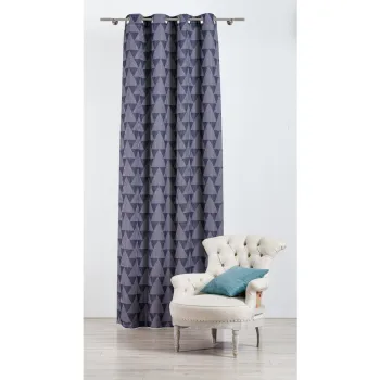 Draperie albastru-gri 130x260 cm Zatapa - Mendola Fabrics imagine