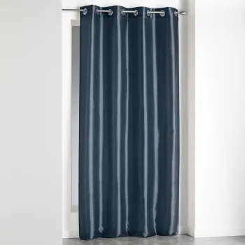Draperie albastru-inchis din microsatin 140x240 cm Shana - douceur d'interieur imagine