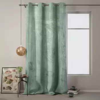 Draperie AmeliaHome Velvet, 140 x 270 cm, verde menta imagine