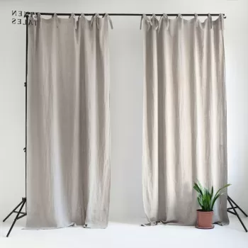 Draperie bej 140x300 cm Night Time - Linen Tales imagine