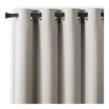 Draperie bej blackout 140x270 cm Eyelets - Restilo imagine