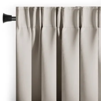Draperie bej blackout/termoizolanta 140x245 cm Pleat - Restilo imagine