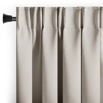 Draperie bej blackout/termoizolanta 140x270 cm Pleat - Restilo imagine