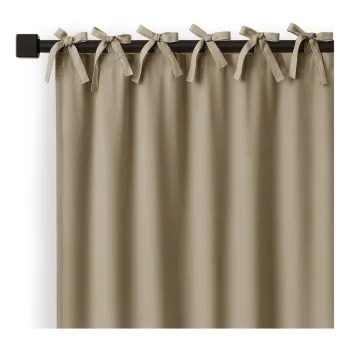 Draperie bej dimout (semi-opaca) 140x250 cm Carli Tie - Restilo imagine