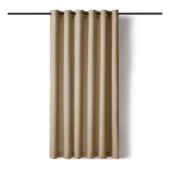 Draperie bej dimout (semi-opaca) Calisto - Filumi imagine