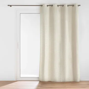 Draperie bej din catifea 140x260 cm Swing - douceur d'interieur imagine