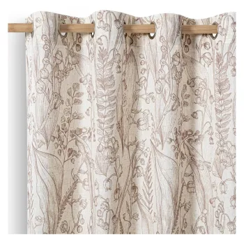 Draperie bej/maro deschis 135x250 cm Selvetia - Restilo imagine